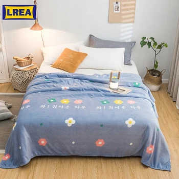 LREA High Density плед Warm Flannel coral Blanket adult blue flowers For sofa Throw Travel Soft For Beddding
LREA High Density плед Warm Flannel coral Blanket adult blue flowers For sofa Throw Travel Soft For Beddding