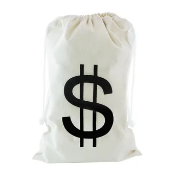 Large Capacity Canvas Money Bag Pouch with Drawstring Closure Retro Dollar Sign Print Home Outdoor Organizer Carrier Pouch
Large Capacity Canvas Money Bag Pouch with Drawstring Closure Retro Dollar Sign Print Home Outdoor Organizer Carrier Pouch