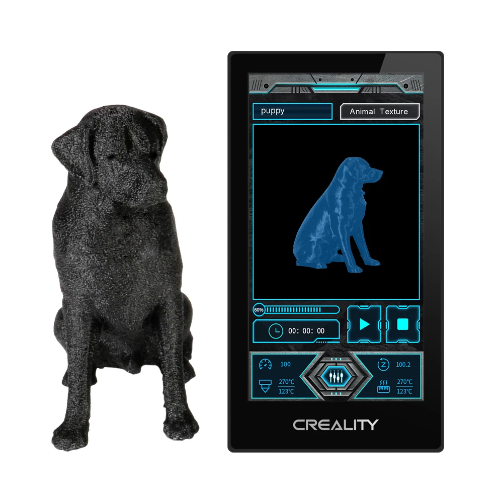 Creality 3D Pad 5 Inches HD Display Screen Premium Touch Control Widely Compatible for All FDM 3D Printers with Marlin Firmware
Creality 3D Pad 5 Inches HD Display Screen Premium Touch Control Widely Compatible for All FDM 3D Printers with Marlin Firmware