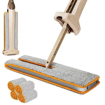 Telescopic Mop Cloth Double Sided Non Hand Washing Flat Mop Wooden Floor Mop Dust Push Mop Home Cleaning Tools
Telescopic Mop Cloth Double Sided Non Hand Washing Flat Mop Wooden Floor Mop Dust Push Mop Home Cleaning Tools