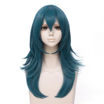 VICWIG Long Natural Curly Hair Holloween Cosplay Wig Dark Blue Synthetic Wig with Bangs
VICWIG Long Natural Curly Hair Holloween Cosplay Wig Dark Blue Synthetic Wig with Bangs