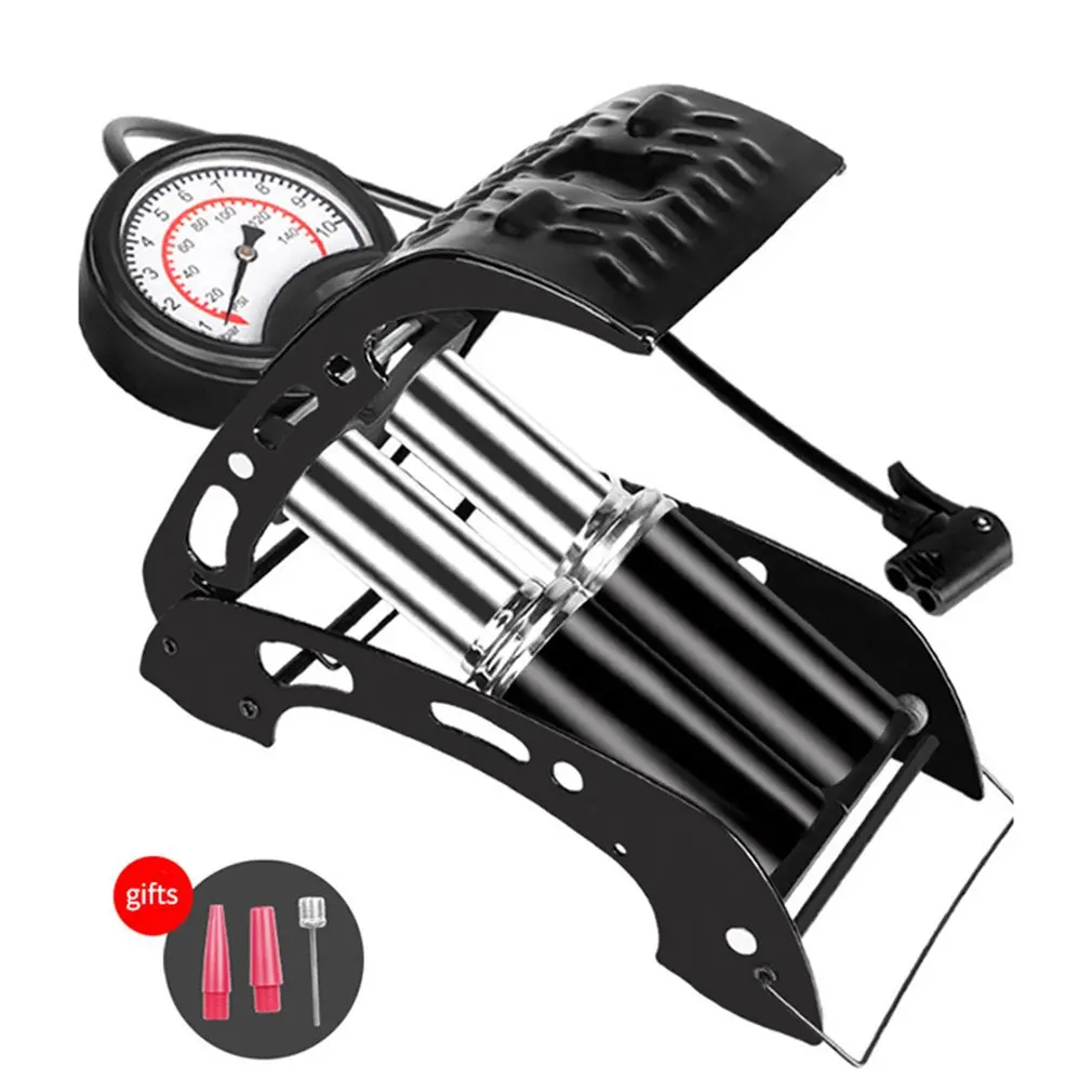 Portable High-pressure Foot Pump 0-10 Bar Foot Operated Air Pump Single/Double Cylinder Pedal Floor Bike Inflator
Portable High-pressure Foot Pump 0-10 Bar Foot Operated Air Pump Single/Double Cylinder Pedal Floor Bike Inflator