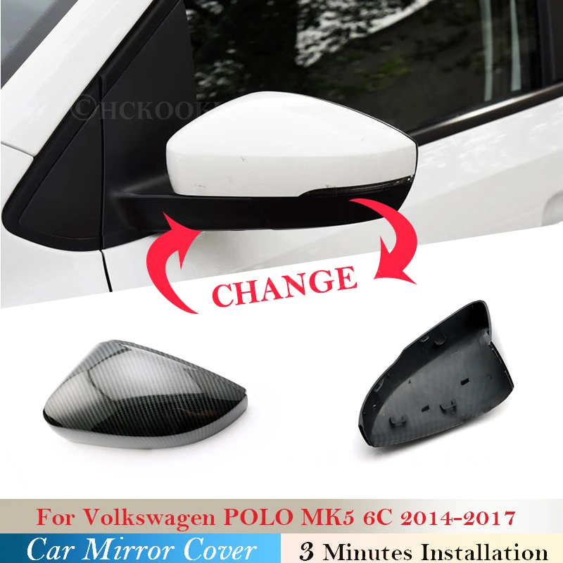 For Volkswagen VW POLO MK5 6C 2014 ~2017 Car Side Wing Mirror Covers Caps RearView Mirror Case Cover Carbon fiber pattern 2016
For Volkswagen VW POLO MK5 6C 2014 ~2017 Car Side Wing Mirror Covers Caps RearView Mirror Case Cover Carbon fiber pattern 2016