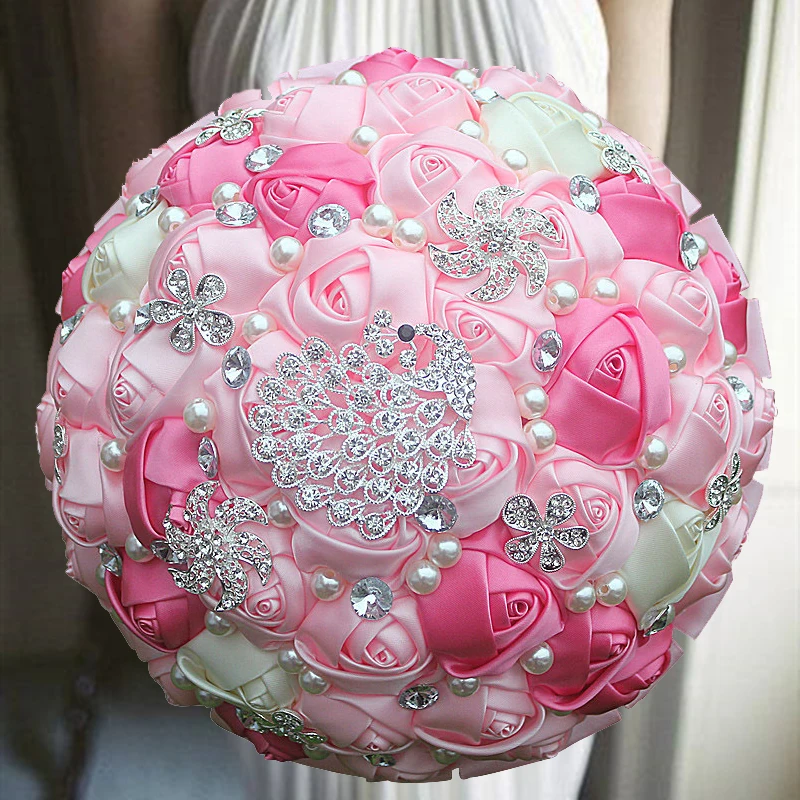 1pc/lot Sliver Brooch Diamond Bridal Wedding Bouquets Bridal Crystal Silk Flowers Bridal Bouquets de noiva Factory Custom
1pc/lot Sliver Brooch Diamond Bridal Wedding Bouquets Bridal Crystal Silk Flowers Bridal Bouquets de noiva Factory Custom