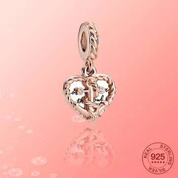 925 Sterling Silver Charms Rose gold Heart Anchor Fit Original Bracelet Suitable for Women To Wear DIY Jewelry
925 Sterling Silver Charms Rose gold Heart Anchor Fit Original Bracelet Suitable for Women To Wear DIY Jewelry