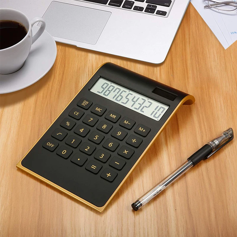 Slim Portable 10 Digital Calculator Solar Energy Battery Dual Power LCD Display Electronic Calculating Tools for Office School
Slim Portable 10 Digital Calculator Solar Energy Battery Dual Power LCD Display Electronic Calculating Tools for Office School