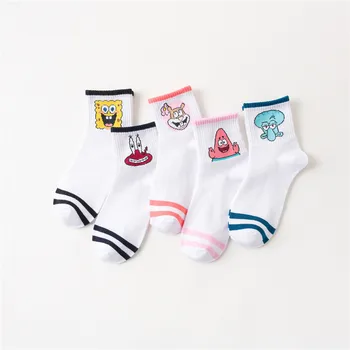 Ladies Socks Women SpongeBob Cartoon Streetwear Cartoon Socks for Girls Harajuku Kawaii Cute Socks Cotton Short Funny Sock
Ladies Socks Women SpongeBob Cartoon Streetwear Cartoon Socks for Girls Harajuku Kawaii Cute Socks Cotton Short Funny Sock