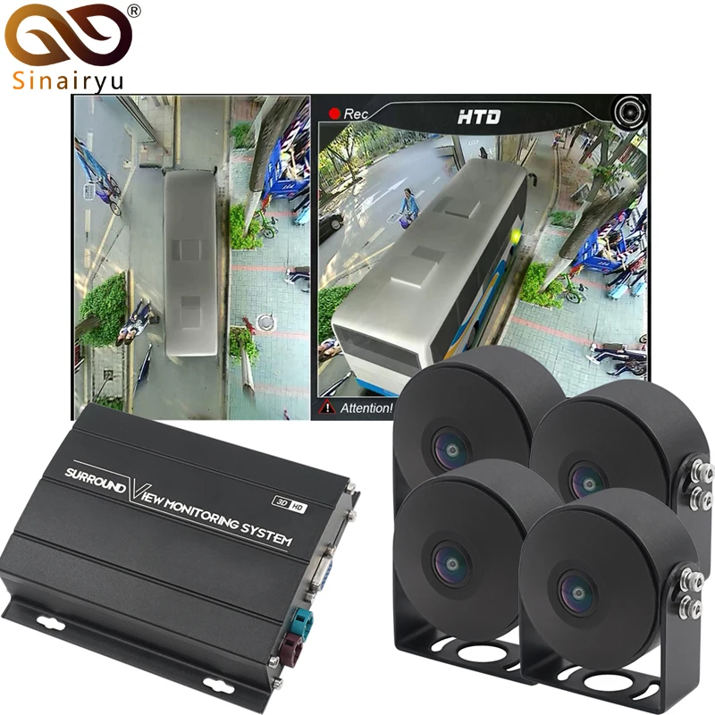 HD1920*1080P 360 Seamless Surround View Digital Video Recorder Box For Truck Bus 4 Fisheye Waterproof CCD Cameras
HD1920*1080P 360 Seamless Surround View Digital Video Recorder Box For Truck Bus 4 Fisheye Waterproof CCD Cameras