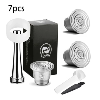 Powder Filling Ring Stainless Steel Durable Refillable Reusable Coffee Capsule Pod For Nespresso New
Powder Filling Ring Stainless Steel Durable Refillable Reusable Coffee Capsule Pod For Nespresso New