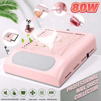 Nail Dust Suction Dust Collector 80W Fan Vacuum Cleaner Manicure Machine Tools Dust Collecting Bag Nail Art Manicure Salon Tools
Nail Dust Suction Dust Collector 80W Fan Vacuum Cleaner Manicure Machine Tools Dust Collecting Bag Nail Art Manicure Salon Tools