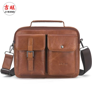 Genuine Leather Male Casual Tote Fashion Men Messenger Shoulder Bag Designer Satchel Cross Body Tablet Handbags For Men Vintage 
Genuine Leather Male Casual Tote Fashion Men Messenger Shoulder Bag Designer Satchel Cross Body Tablet Handbags For Men Vintage