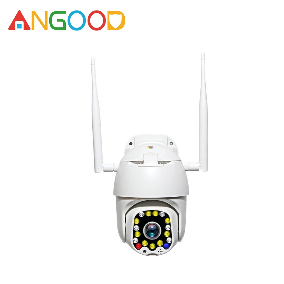 ANGOOD Smart IP Camera 1080P 17 LED PTZ Full Color Night Version IP66 Movement Detect CCTV SDcard&Cloud Storage Two-way Audio
ANGOOD Smart IP Camera 1080P 17 LED PTZ Full Color Night Version IP66 Movement Detect CCTV SDcard&Cloud Storage Two-way Audio