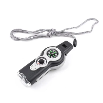 7 In 1 Easy To Use Reflector Thermometer Magnifying Glass Mirror Survival Whistle High Decibel Outdoor Lightweight Space Saving
7 In 1 Easy To Use Reflector Thermometer Magnifying Glass Mirror Survival Whistle High Decibel Outdoor Lightweight Space Saving
