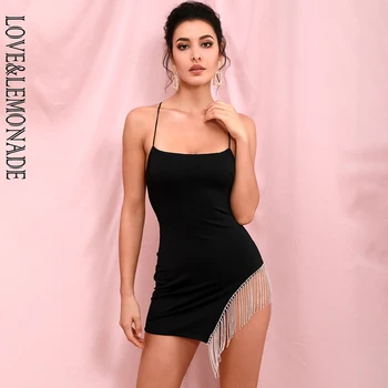 LOVE & LEMONADE Sexy Tube Top Cut Out Elastic Rhinestone Tassel Mini Party Dress LM90203
LOVE & LEMONADE Sexy Tube Top Cut Out Elastic Rhinestone Tassel Mini Party Dress LM90203