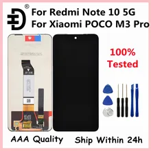 Écran tactile de remplacement, 6.5 pouces, pour Xiaomi POCO M3 Pro M2103K19G M2103K19C, pour Redmi Note 10 5G, Original=