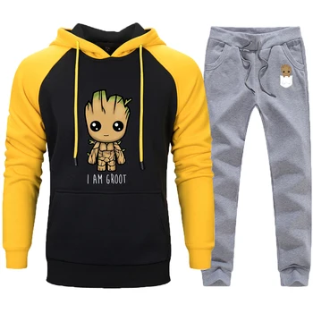 Mens i Am Groot A Set Of Clothing 2020 Warm Fleece Winter Pullovers Long Sleeve Hipster Tracksuits Leisure Retro Man Pullovers
Mens i Am Groot A Set Of Clothing 2020 Warm Fleece Winter Pullovers Long Sleeve Hipster Tracksuits Leisure Retro Man Pullovers