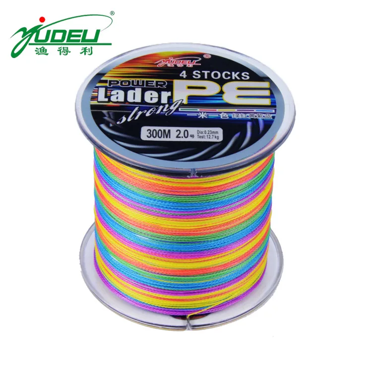 Intensive Tension Five-color 4 Series Dyneema Fishing Line Mainline 300 M Lure Fishing PE Line
Intensive Tension Five-color 4 Series Dyneema Fishing Line Mainline 300 M Lure Fishing PE Line