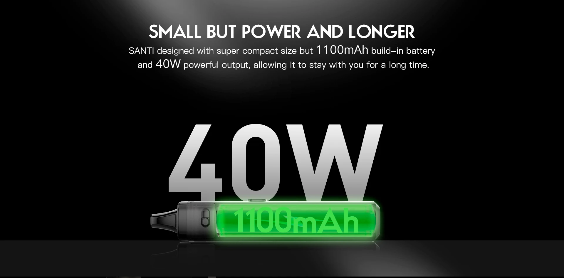 Tanio Oryginalny Smoant SANTI Kit 40W Vape 1100mAh bateria 3.5ML sklep