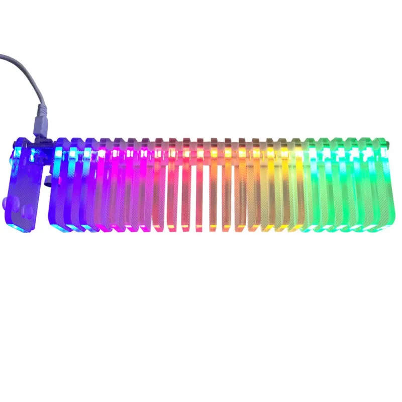 Music Spectrum Crystal Column KS25 Light Voice Control LED Level Electronic DIY Kit VU Tower
Music Spectrum Crystal Column KS25 Light Voice Control LED Level Electronic DIY Kit VU Tower