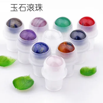 100pcs Wholesale Natural colorful Gemstone Essential Oil Roller Ball Bottles frosted Glass 10ml roll on gemstone bottle
100pcs Wholesale Natural colorful Gemstone Essential Oil Roller Ball Bottles frosted Glass 10ml roll on gemstone bottle