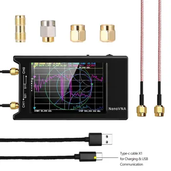 1.5GHz 4 inch vector large screen network analyzer NanoVNA-H4 antenna short wave vector network analyzer
1.5GHz 4 inch vector large screen network analyzer NanoVNA-H4 antenna short wave vector network analyzer