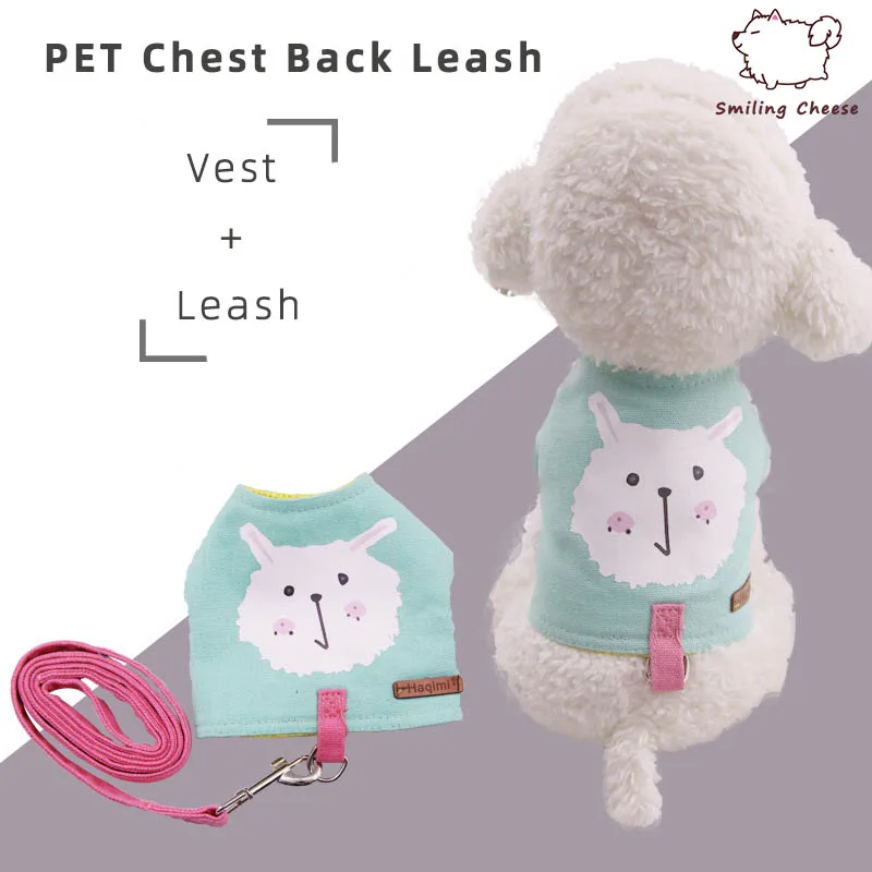 Cute Candy Color Dog Chest Harness Vest Set for Puppies For Small Dogs Chest Harness and Leash Set Poodle Pomerainian Chihuahua
Cute Candy Color Dog Chest Harness Vest Set for Puppies For Small Dogs Chest Harness and Leash Set Poodle Pomerainian Chihuahua