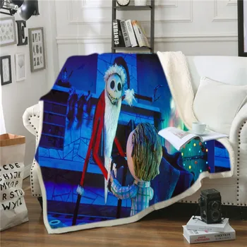 Cartoon Throw Blanket Nightmare Before Christmas Soft Sherpa Blanket Jack Santa Winter Bed Sheet Knee Blanket Office Nap Blanket
Cartoon Throw Blanket Nightmare Before Christmas Soft Sherpa Blanket Jack Santa Winter Bed Sheet Knee Blanket Office Nap Blanket