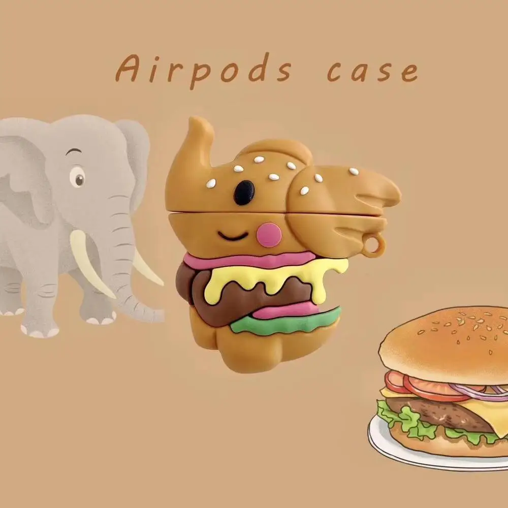 Performance Genius 3D Funny Burger Flying Elephant + ring Bluetooth Wireless Headset Set Silicone Case For Airpods Earphone Protective Shockproof soft cases
Performance Genius 3D Funny Burger Flying Elephant + ring Bluetooth Wireless Headset Set Silicone Case For Airpods Earphone Protective Shockproof soft cases