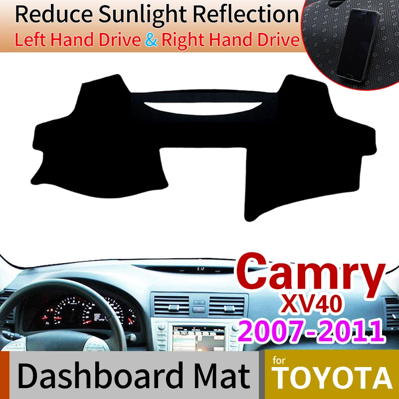 For Toyota Camry XV40 2007-2011 Dashboard Mat Cover Pad ANTI-UV Sun Shade Instrument Protective Carpet Car Styling Accessories
For Toyota Camry XV40 2007-2011 Dashboard Mat Cover Pad ANTI-UV Sun Shade Instrument Protective Carpet Car Styling Accessories