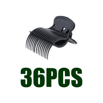 36Pcs Plastic Hot Roller Super Clips Hair Curler Claw Clamps For Women Girls Hair Care & Styling Accessories - Black
36Pcs Plastic Hot Roller Super Clips Hair Curler Claw Clamps For Women Girls Hair Care & Styling Accessories - Black