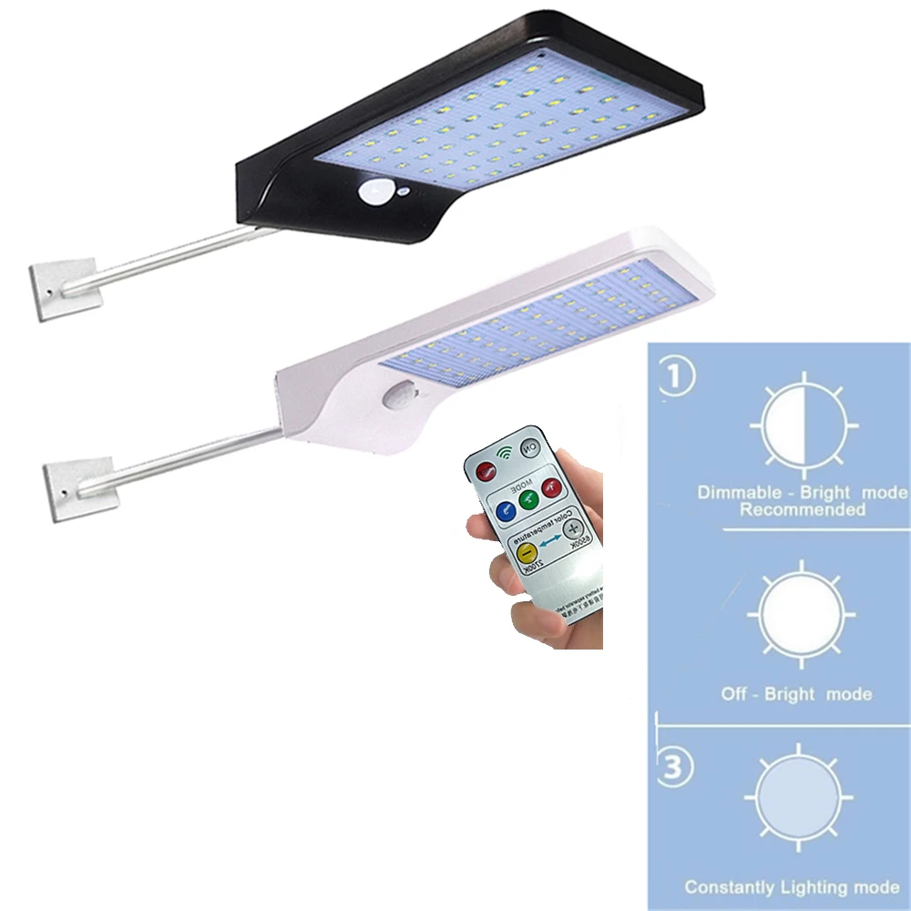 Upgraded 48 leds Solar Light Color Adjustable With Controller Three Modes Waterproof Lamp Lights For Outdoor Garden Wall Street
Upgraded 48 leds Solar Light Color Adjustable With Controller Three Modes Waterproof Lamp Lights For Outdoor Garden Wall Street