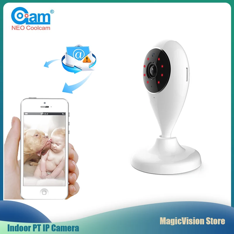 NEO COOLCAM NIP-55AI умный дом IP Камера 720P Wi-Fi Беспроводной Поддержка 64G SD карты совместим с