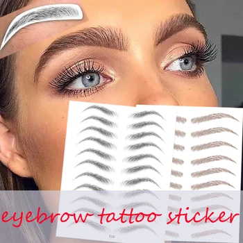 Water-based Hair-liked Authentic Eyebrow Tattoo Sticker Waterproof Cosmetics Long Lasting Makeup False Eyebrows Stickers
Water-based Hair-liked Authentic Eyebrow Tattoo Sticker Waterproof Cosmetics Long Lasting Makeup False Eyebrows Stickers