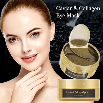60Pcs Caviar Collagen Eye Mask Moisturizing Whitening Anti-Wrinkle Anti-puffiness Dark Circles Remove Eye Gel Pads
60Pcs Caviar Collagen Eye Mask Moisturizing Whitening Anti-Wrinkle Anti-puffiness Dark Circles Remove Eye Gel Pads