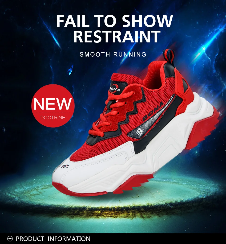 BONA 2020 New Designers Trendy Sneakers Women Jogging Shoes Trainers Lace Up Running Shoes Ladies Sport Shoes Feminimo Footwear BONA 2020 New Designers Trendy Sneakers Women Jogging Shoes Trainers Lace Up Running Shoes Ladies Sport Shoes Feminimo Footwear