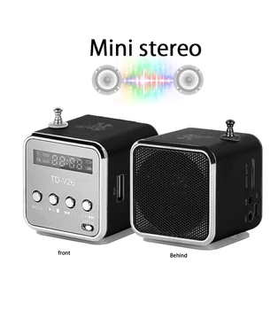 TD-V26 Portable Radio Speaker With LCD Display Support Micro SD/TF MP3 Music Player Digital FM Compatible for Laptop
TD-V26 Portable Radio Speaker With LCD Display Support Micro SD/TF MP3 Music Player Digital FM Compatible for Laptop
