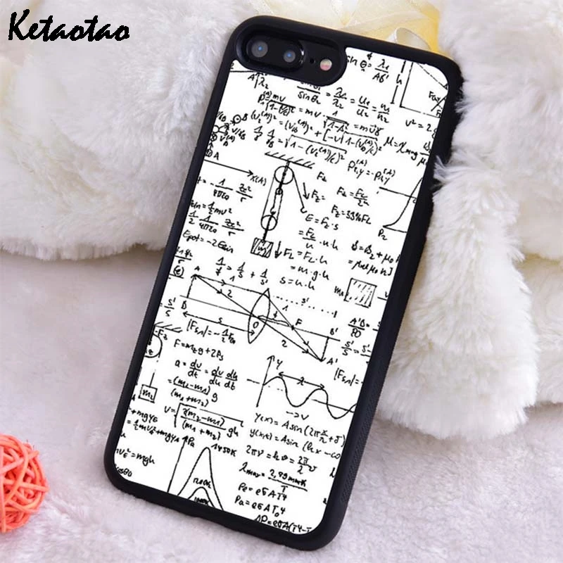 Фото Новый силиконовый чехол Ketaotao из ТПУ для телефона с символами математики научной