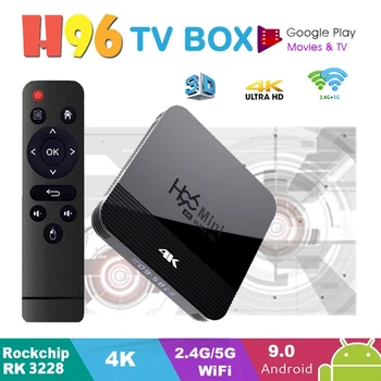 Android TV Box H96 Mini H8 TV Box Android 9.0 2GB 16GB RK3228 2.4G/5G Wifi BT4.0 4K Google Play Netflix Youtube Media Player H96
Android TV Box H96 Mini H8 TV Box Android 9.0 2GB 16GB RK3228 2.4G/5G Wifi BT4.0 4K Google Play Netflix Youtube Media Player H96