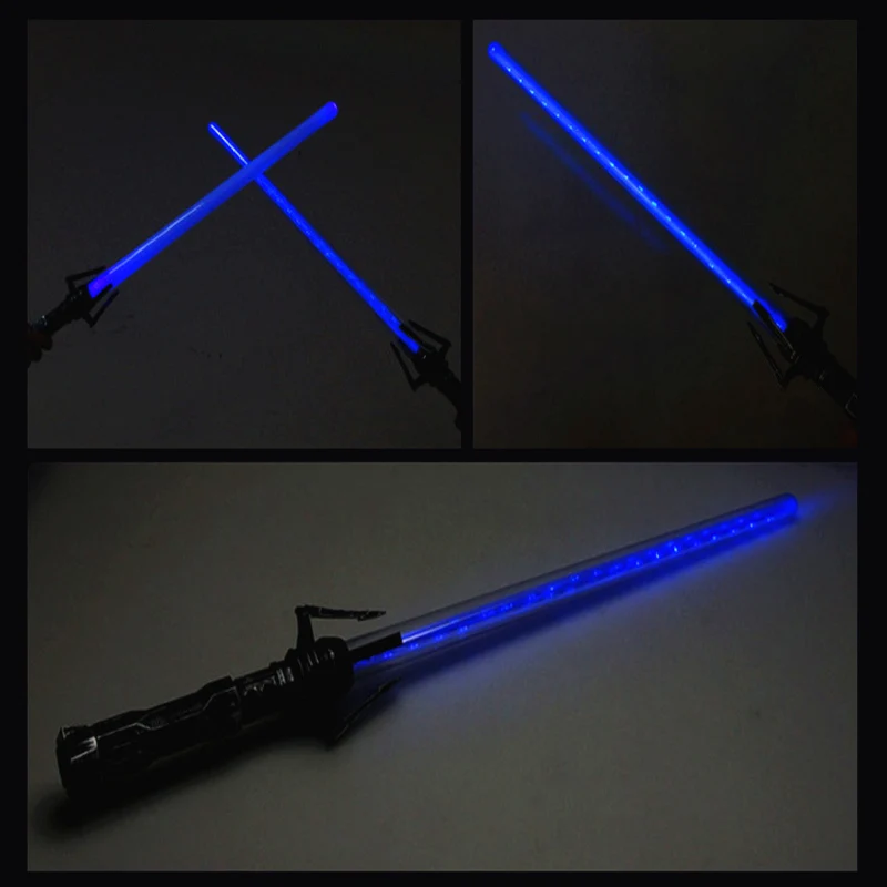 Retro transform hilt 2pcs/lot Wars Laser sword Led Music Flashing Toys Cosplay Weapons Can Mutual percussion Sabers Kids toy
Retro transform hilt 2pcs/lot Wars Laser sword Led Music Flashing Toys Cosplay Weapons Can Mutual percussion Sabers Kids toy