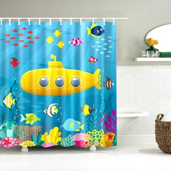 Dafield Kids Shower Curtain Kids Animal Map Of The World Duck Yellow Submarine ABC Learning Alphabet Kids Cartoon Bath Curtain 
Dafield Kids Shower Curtain Kids Animal Map Of The World Duck Yellow Submarine ABC Learning Alphabet Kids Cartoon Bath Curtain