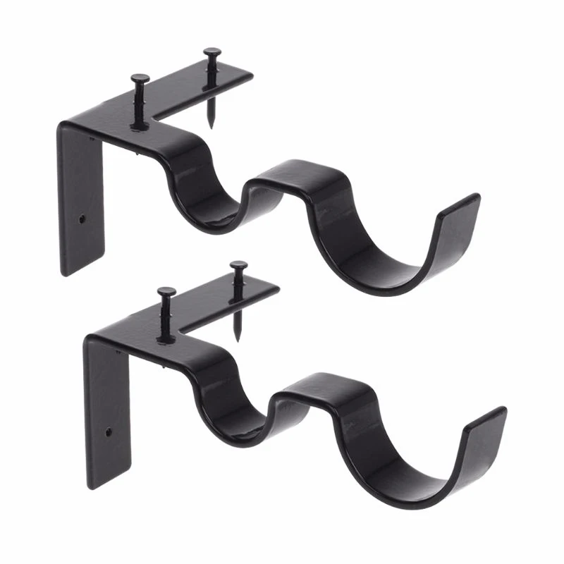 2pcs Double Curtain Rod Bracket Fixed Rod Support Holder Window Frame Accessories Window Curtains Rod Brackets Hanger Bbracket
2pcs Double Curtain Rod Bracket Fixed Rod Support Holder Window Frame Accessories Window Curtains Rod Brackets Hanger Bbracket