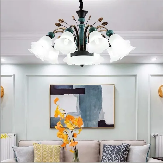 Hot American retro atmosphere living room chandelier wrought iron led Nordic bedroom lamp modern restaurant lamps
Hot American retro atmosphere living room chandelier wrought iron led Nordic bedroom lamp modern restaurant lamps