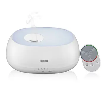 ICOCO Four Timer Mode Light Therapy 7 Color LED Mood Lamp Essential Oil Ultrasonic Water Oxygen Aroma Diffuser Humidifier
ICOCO Four Timer Mode Light Therapy 7 Color LED Mood Lamp Essential Oil Ultrasonic Water Oxygen Aroma Diffuser Humidifier