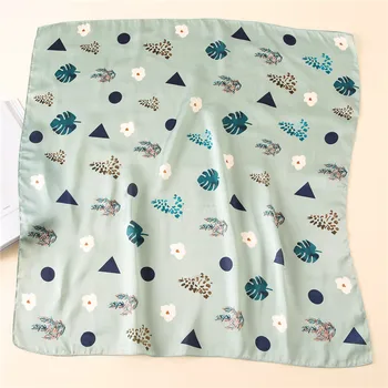 Luxury Spring and autumn new lady Square scarf sunscreen shawl women quality silk scarves tourism Fashion print Muslim headcloth 
Luxury Spring and autumn new lady Square scarf sunscreen shawl women quality silk scarves tourism Fashion print Muslim headcloth