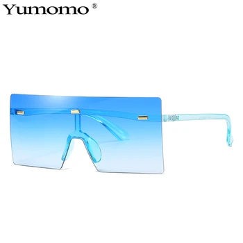 Fashion Oversized One Piece Rimless Sunglasses Women Clear Ocean Gradient Lens Brand Designe Eyewear Shades Sun Glasses UV400
Fashion Oversized One Piece Rimless Sunglasses Women Clear Ocean Gradient Lens Brand Designe Eyewear Shades Sun Glasses UV400