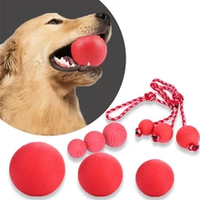 Pet Toy Ball Dog Bite Training Dog Solid Rubber Ball Grinding Teeth Through The Rope Chew Boredom Relief Interactive Toys 
Pet Toy Ball Dog Bite Training Dog Solid Rubber Ball Grinding Teeth Through The Rope Chew Boredom Relief Interactive Toys