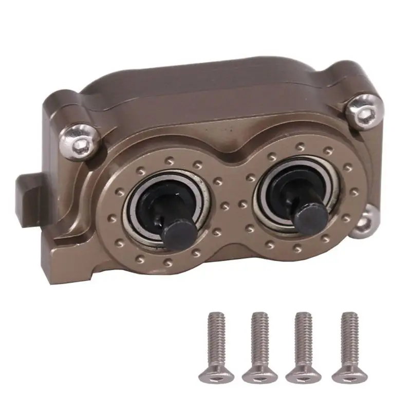 1/10 RC Car Transmission Case Gearbox CNC Metal Assembled for Axial SCX10 RC Crawler Car DIY Accessories
1/10 RC Car Transmission Case Gearbox CNC Metal Assembled for Axial SCX10 RC Crawler Car DIY Accessories