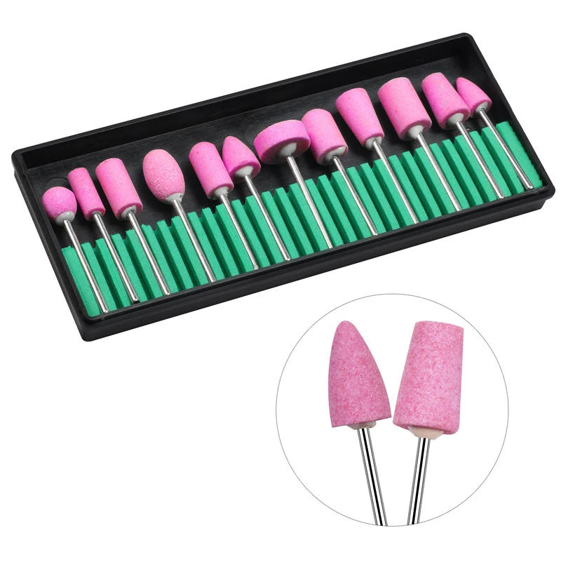 12pcs Quartz Scrub Stone Nail Art Drill Bit Set Bit Replacement 3/32 Grinding Sanding Head Bits Manicure Tools Pedicure Kit
12pcs Quartz Scrub Stone Nail Art Drill Bit Set Bit Replacement 3/32 Grinding Sanding Head Bits Manicure Tools Pedicure Kit