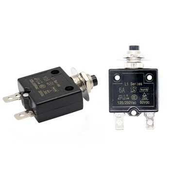 2 PCS Circuit Breaker 12V/24V Push Button Resettable Thermal Circuit Breaker Panel Mount With Waterproof Cap, 1 Pcs 10A & 1 Pcs
2 PCS Circuit Breaker 12V/24V Push Button Resettable Thermal Circuit Breaker Panel Mount With Waterproof Cap, 1 Pcs 10A & 1 Pcs