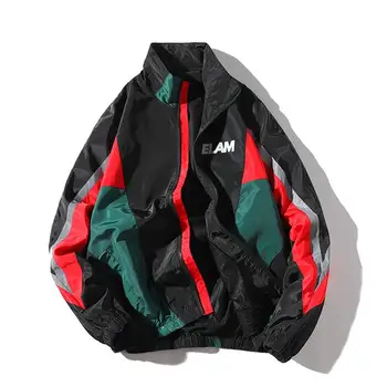 Fashion Jackets Mens Spring Autumn Hip Hop Tracksuit Coat Cardigan Streetwear Man Splice Fashion Jacket Windbreakers 
Fashion Jackets Mens Spring Autumn Hip Hop Tracksuit Coat Cardigan Streetwear Man Splice Fashion Jacket Windbreakers